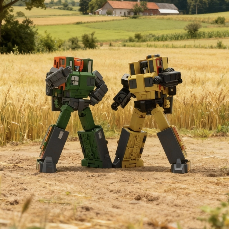 Người máy biến hình Transformer SY-02 Train Troop Set Mountain & Greenland.