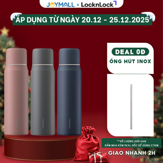  Bình giữ nhiệt LocknLock 505ml Maman Cup Vacuum Bottle LHC1487 - Hàng chính hãng nắp dùng làm cốc nước uống - JoyMall 