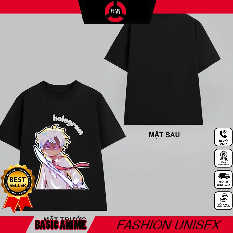Áo Thun Anime Hiha Hologram - Chainsaw Man nhiều mẫu
