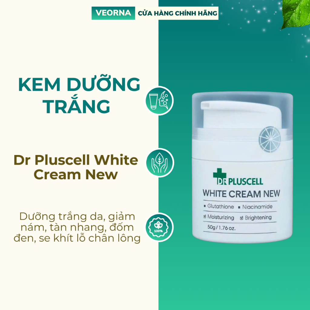 Kem Dưỡng Trắng Dr Pluscell White Cream