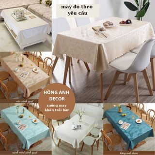  Khăn Trải Bàn Chữ Nhật Chống Thấm Nước Pu Dày Dặn Mềm Mại Dễ Lau Chùi Vệ Sinh Khăn Trải Bàn Tết 2026 