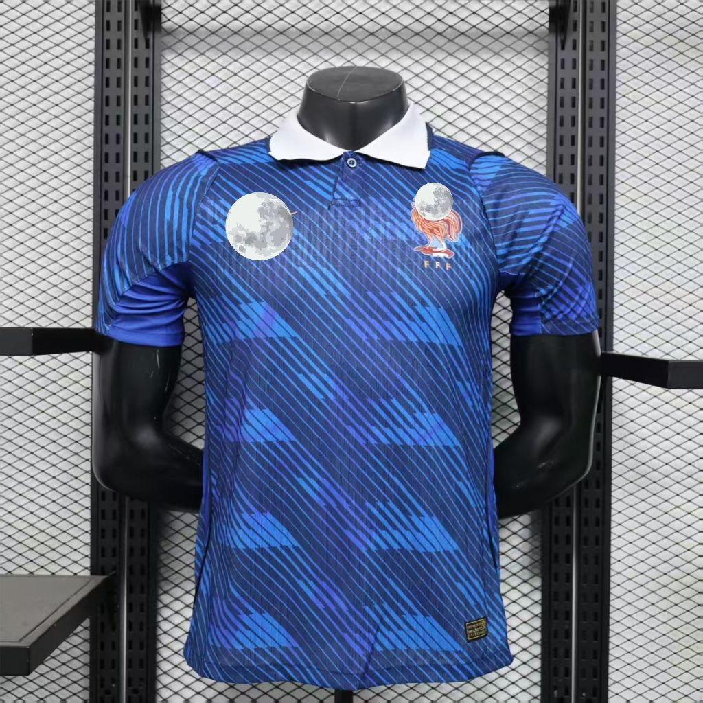 ( CHỈ ÁO ) ÁO ĐÁ BÓNG PLAYER ĐỘI TUYỂN FRANCE , PHÁP WONCUP 2026 , VẢI PLAYER THOÁNG MÁT