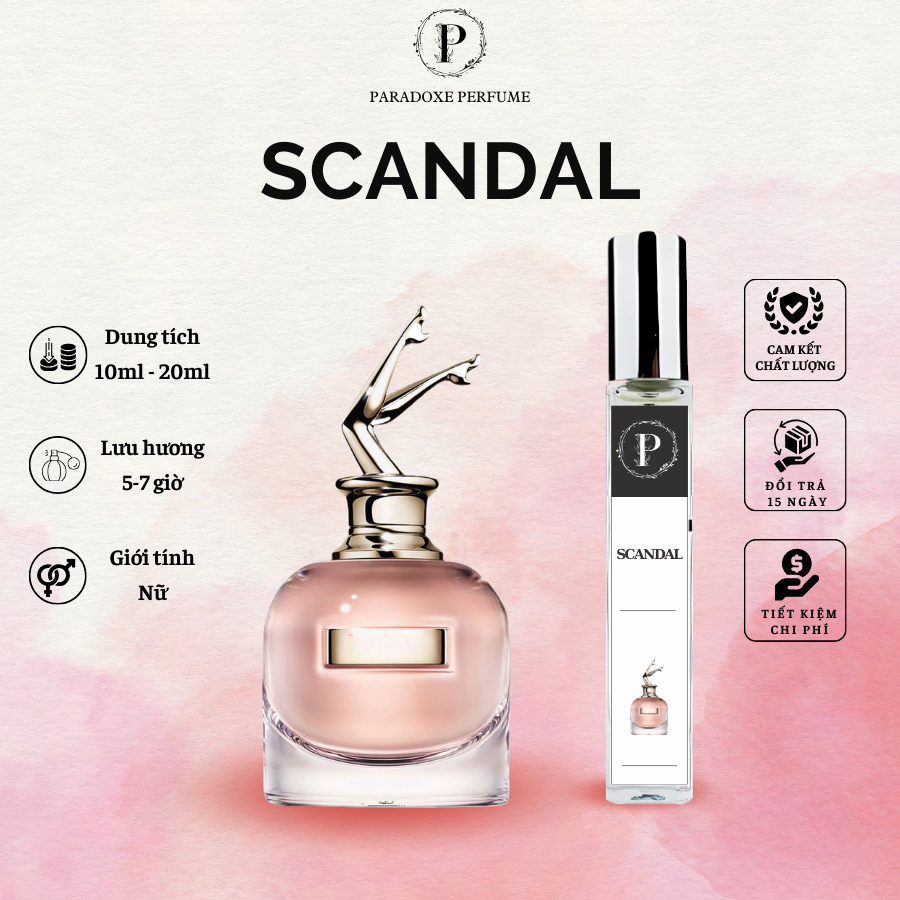 Nước Hoa Nữ Scandal | So Scandal Ella Perfume Chai 10ml 20ml - Mùi Hương Thơm - PP