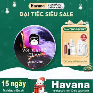   Tem SMS  Sáp Vuốt Tóc Nam Volcanic Clay Chính Hãng Tạo Kiểu Tóc Giữ Nếp 80ml 