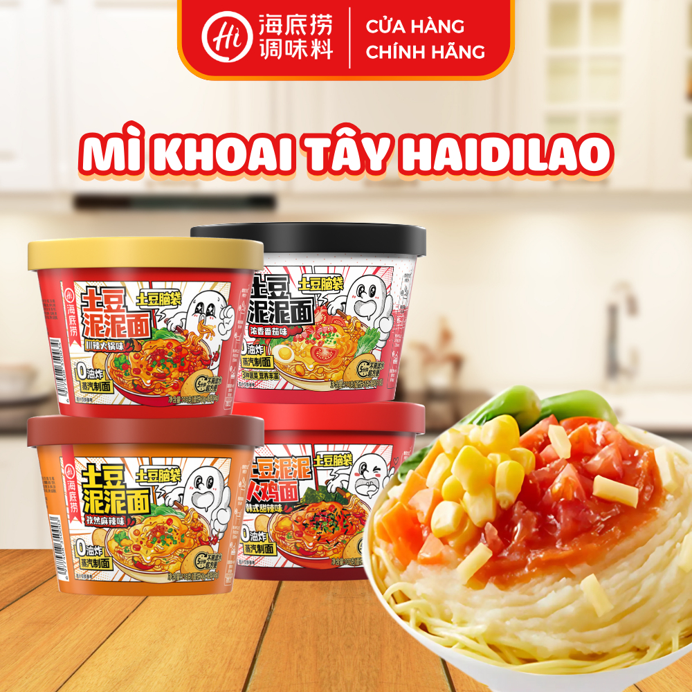 Mì Khoai Tây Nghiền Haidilao, Món Ngon Trendy An Toàn No Bụng