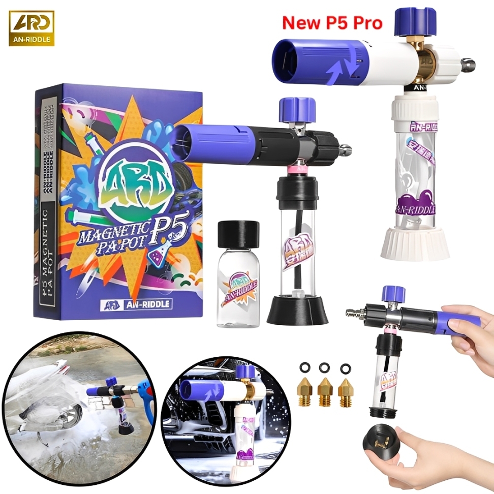 Bình Tạo Bọt Tuyết Rửa Nam Châm Từ Tính Mini Chính Hãng ARD AN-RIDDLE P5 – Bình Phun Bọt Hít Nam Châ