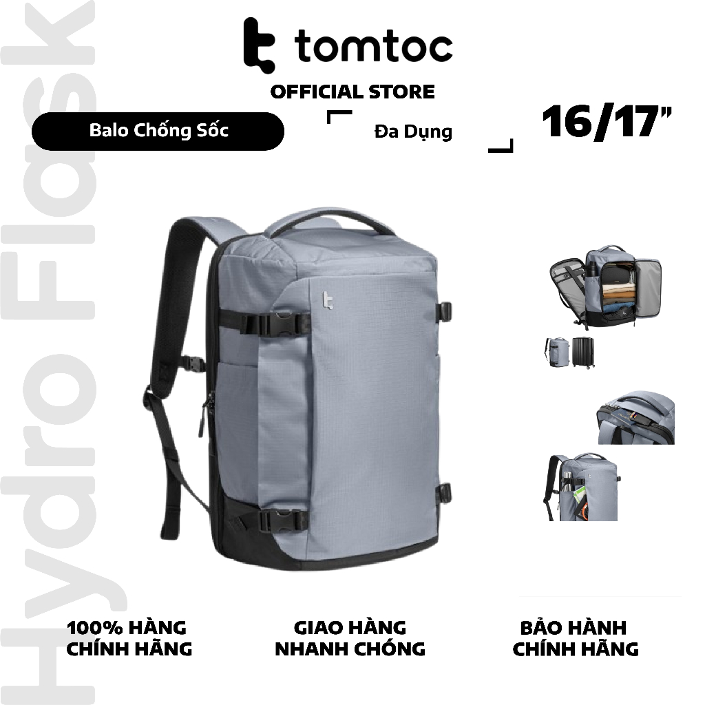 Balo Tomtoc (USA) Liteway Travel Backpack – T66