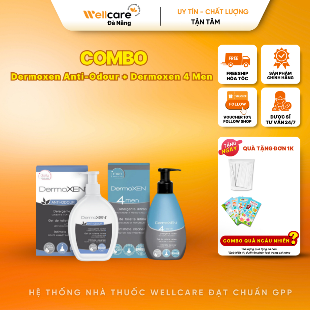 Combo Dermoxen Anti-Odour + Dermoxen 4 Men