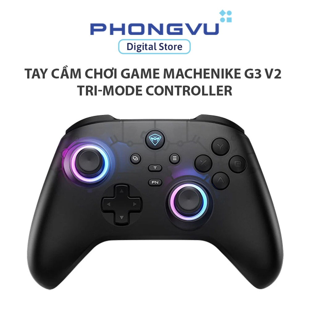 Tay cầm chơi game Machenike G3 V2 Tri-mode Controller (Đen) -  Bảo hành 12 tháng