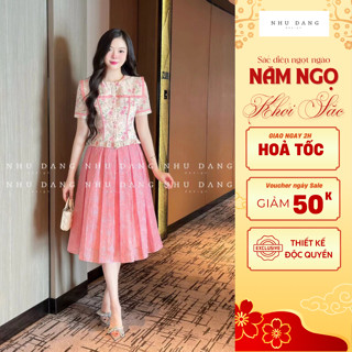   XẢ ÁO 480K  Set Đồ Nữ Thiết Kế Áo Croptop Phối Chân Váy Xếp Ly Holiday Đầm Tiểu Thư Công Sở Như Đặng Design 