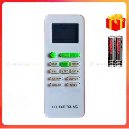 Điều khiển điều hòa TCL mã 01, Remote máy lạnh TCL - Tặng kèm pin