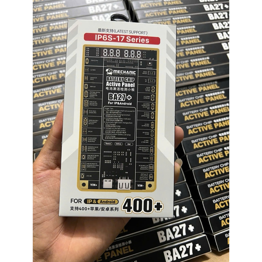 bảng kích pin mechanic BA 27+ ( cập nhật seri 17)