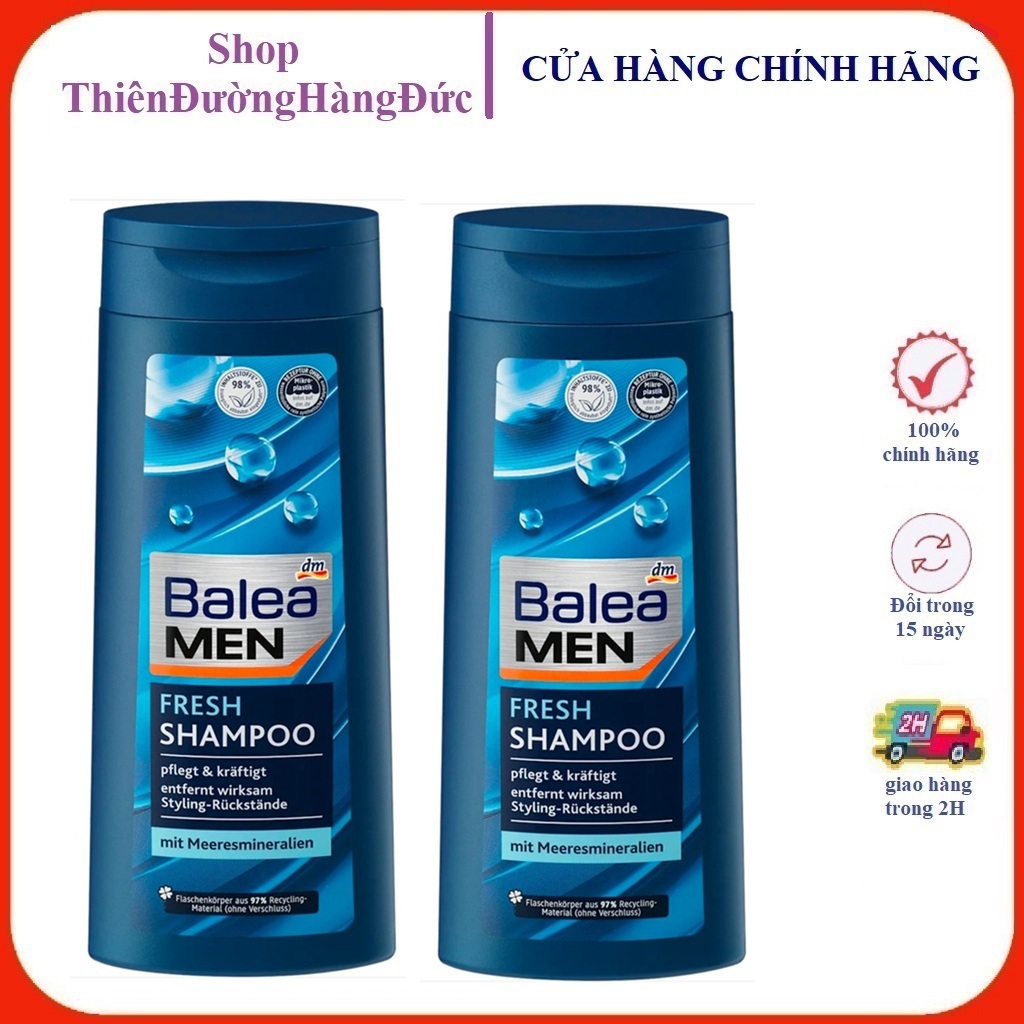 [HÀNG ĐỨC] DẦU GỘI DẦU BALEA MEN 300ml