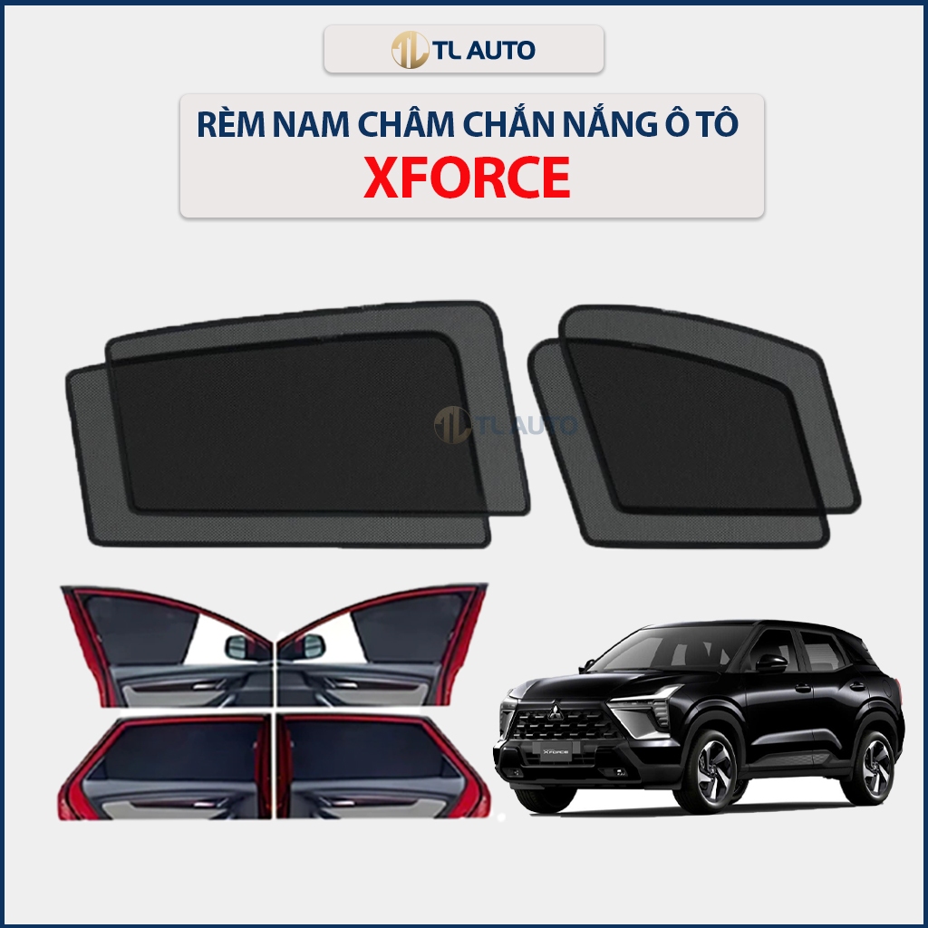 Rèm che nắng ô tô MITSUBISHI XFORCE hít nam châm chống nắng cản tia UV full xe ô tô hàng loại 1