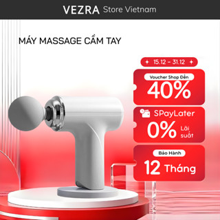 Máy Massage Cầm Tay Mini Cao Cấp - Công Nghệ AI Cảm Biến Lực Nhấn Giúp Giảm Đau Mỏi, Giãn Cơ Sau Tập Luyện