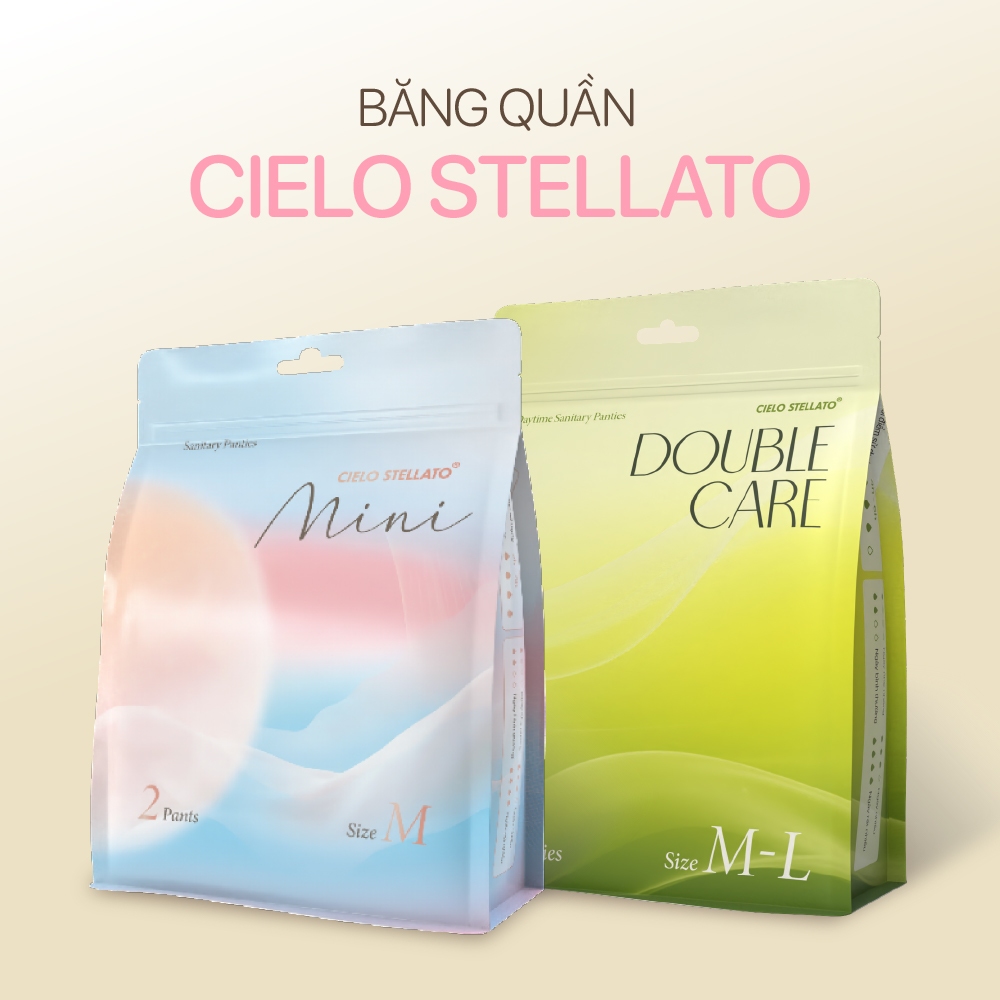 [HOT] Combo mix băng quần Cielo Stellato MINI và DOUBLE CARE, giải pháp toàn diện cho cả chu kỳ