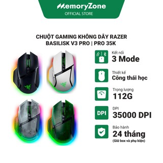 Chuột Gaming không dây Razer Basilisk V3 Pro | Pro 35K - Bảo hành 24 tháng 