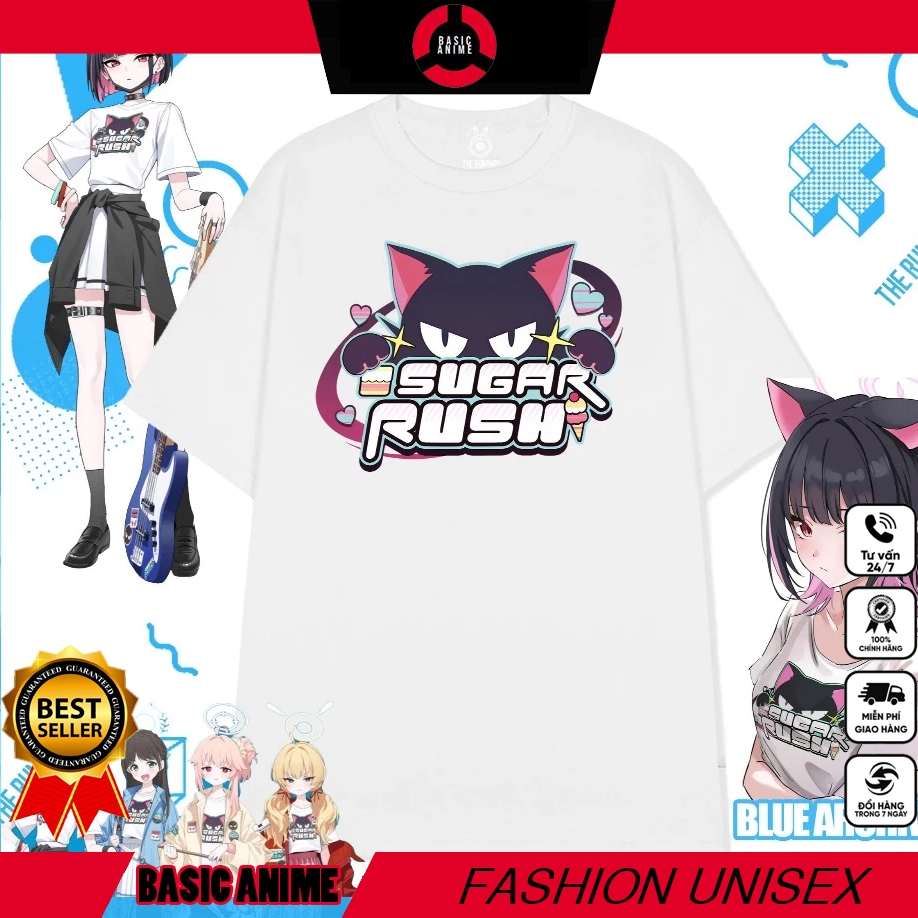 Áo thun Blue Archive : Sugar Rush - Chainsaw Man Denji chibi cực chất giá rẻ