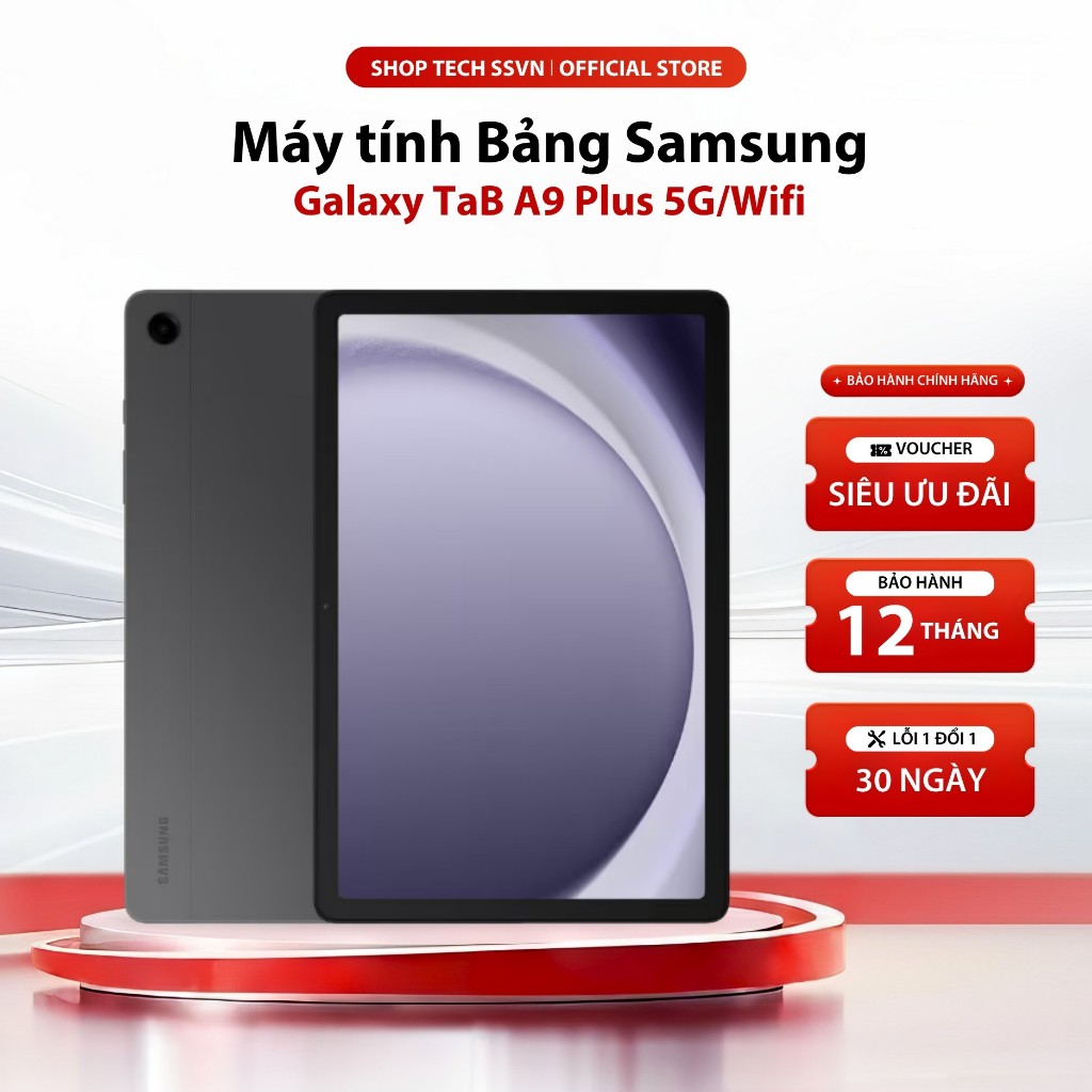 Samsung Galaxy Tab A9 Plus 5G/WiFi Chính Hãng - Máy Tính Bảng Màn 11 inch Pin 7040mAh Mượt Mà