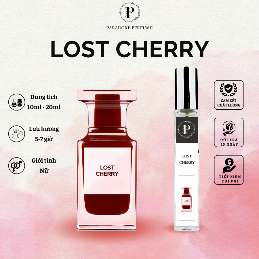 Nước Hoa Nữ Lost Cherry Ella Perfume Chai 10ml 20ml - Mùi Hương Thơm - PP