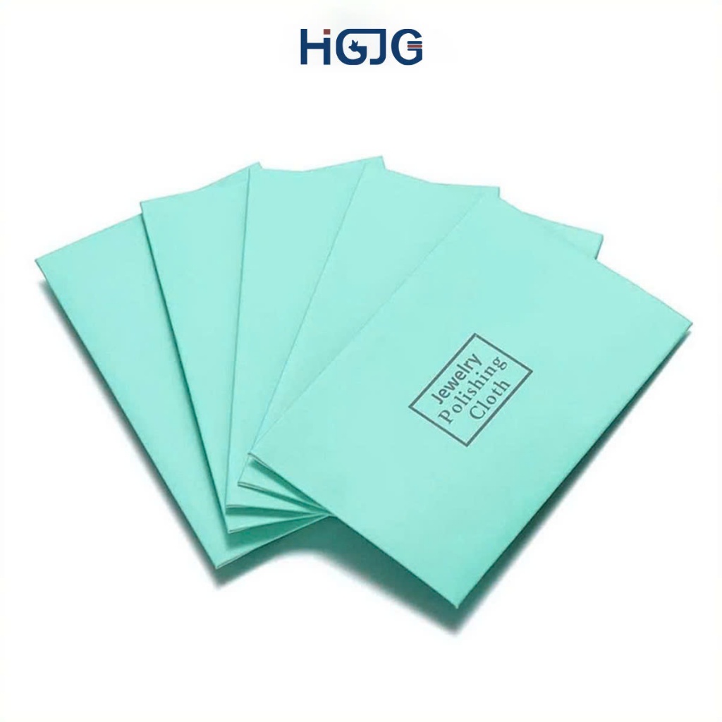 Khăn Lau Bạc Trắng Sáng HGJG Kèm Hộp Giấy, Lau Sạch Bụi Bẩn Lớp Oxi Hóa Sáng Bóng Tiện Lợi