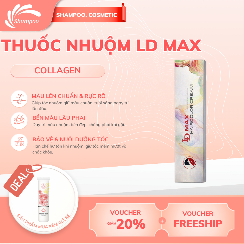 Thuốc nhuộm tóc LD88 100ml KHÔNG KÈM OXY Sỉ dành cho SALON