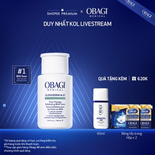   Obagi x Hannah Olala  Toner BHA giảm mụn Obagi Medical Clenziderm M.D. Pore Therapy Exfoliating BHA 148ml 