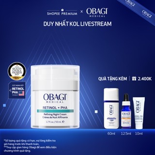   Hannah x Obagi  Kem dưỡng tái tạo & trẻ hóa da ban đêm Obagi Medical Retinol + PHA  50ml  