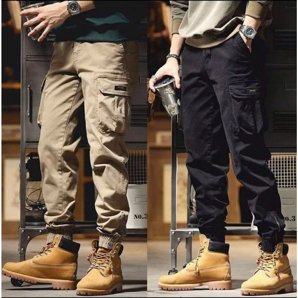 Quần Jogger Kaki - JG3 Jogger Túi Hôp Cạp Chun Kiểu Dáng Hàn Trẻ Trung MQ LUXURY 68