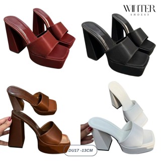 Giày Cao Gót Đúp Quai Ngang DU17 Cao 13cm – Giày Nữ Sang Trọng, Tôn Dáng, Đi Tiệc & Sự Kiện