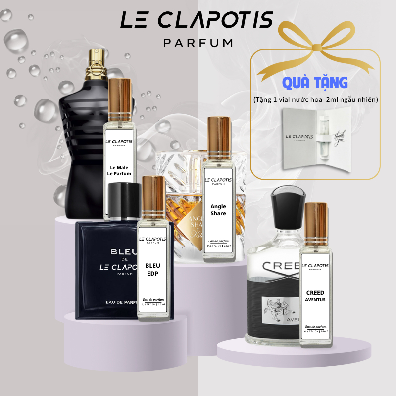 Nước Hoa Nam Chính Hãng Thơm Lâu Le Clapotis Phiên Bản 20ml Mùi Hương Đa Dạng Phong Phú