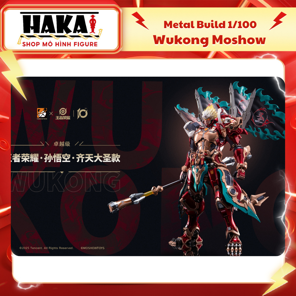 Mô hình lắp sẵn Metal Build Action Figure  1/100 Wukong Moshow Ngộ Không - Mô hình Figure Hakai Shop
