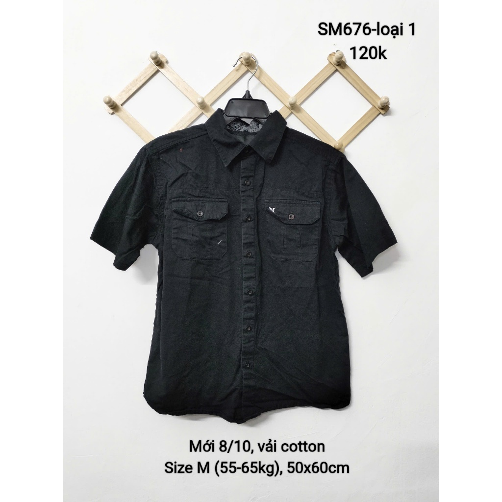 [Size M/55-65kg]Sơ mi 2hand, sơ mi kaki, flannel, chicano[Gò Vấp/Hỏa Tốc]