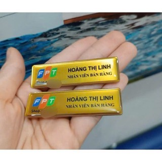 Thẻ tên nhân viên FPT in theo yêu cầu
