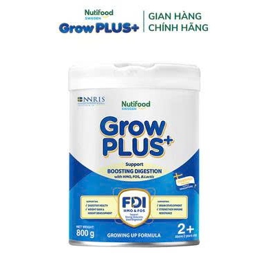 Sữa bột Nutifood Grow Plus xanh nhạt