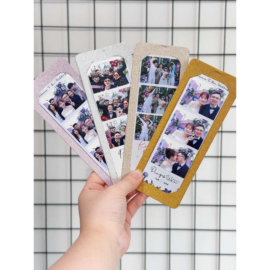 Khung đựng ảnh photobooth Đám Cưới 7x16cm - Frame Đựng Ảnh Strip Sự Kiện - Pack 100 Cái Giá Sỉ