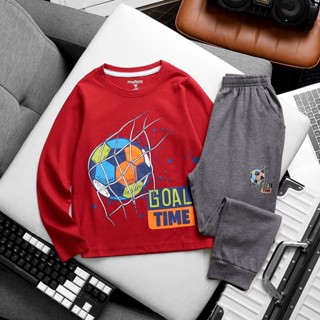 Đồ bộ bé trai dài tay thun cotton 2 chiều size đại 18-48kg, chất cottonJennie kids J340