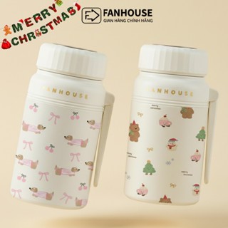  Bình giữ nhiệt Boony inox 316 cao cấp 1000ml Fan House bình nước giữ nhiệt 24h tặng lõi lọc trà 