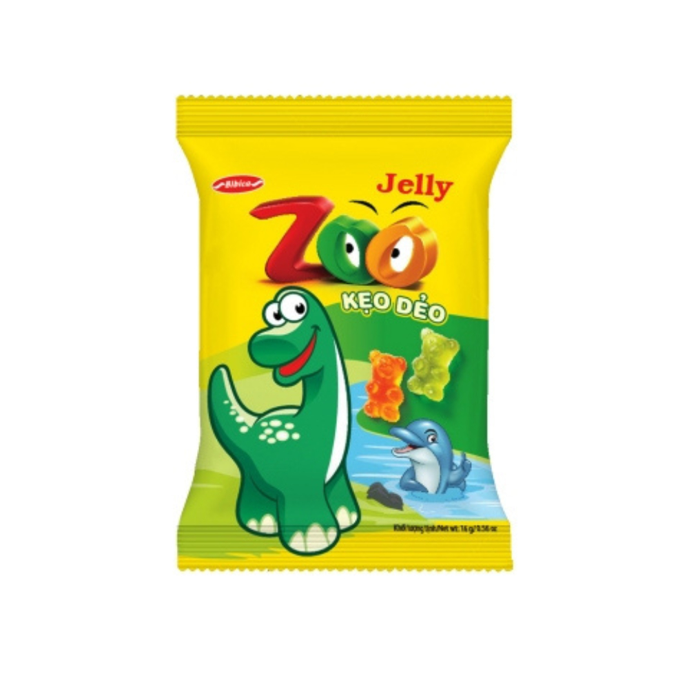 [CHÍNH HÃNG] Kẹo Dẻo Zoo Jelly Bibica (Gói 100g) - Hương Vị Trái Cây, Hình Thú Ngộ Nghĩnh