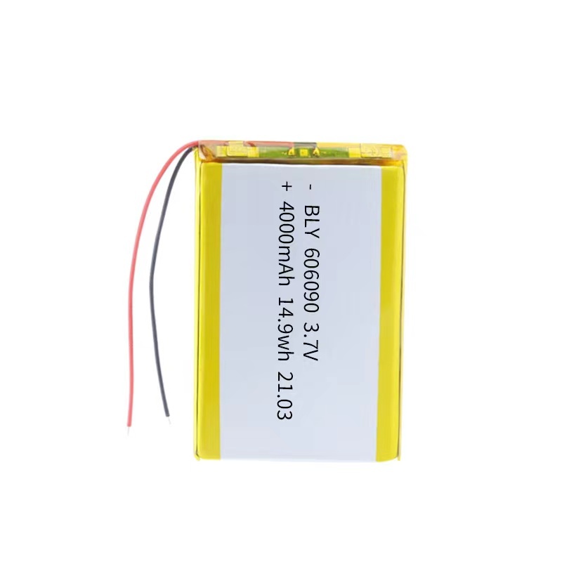 Pin 3.7V 606090 4000mAh (Li-Polyme) mạch bảo vệ loại 2 dây cho Bàn Phím Bluetooth, Loa Bluetooth, Đi