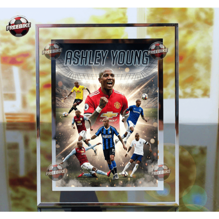 KHUNG POSTER ASHLEY YOUNG BẰNG KÍNH PHA LÊ CAO CẤP