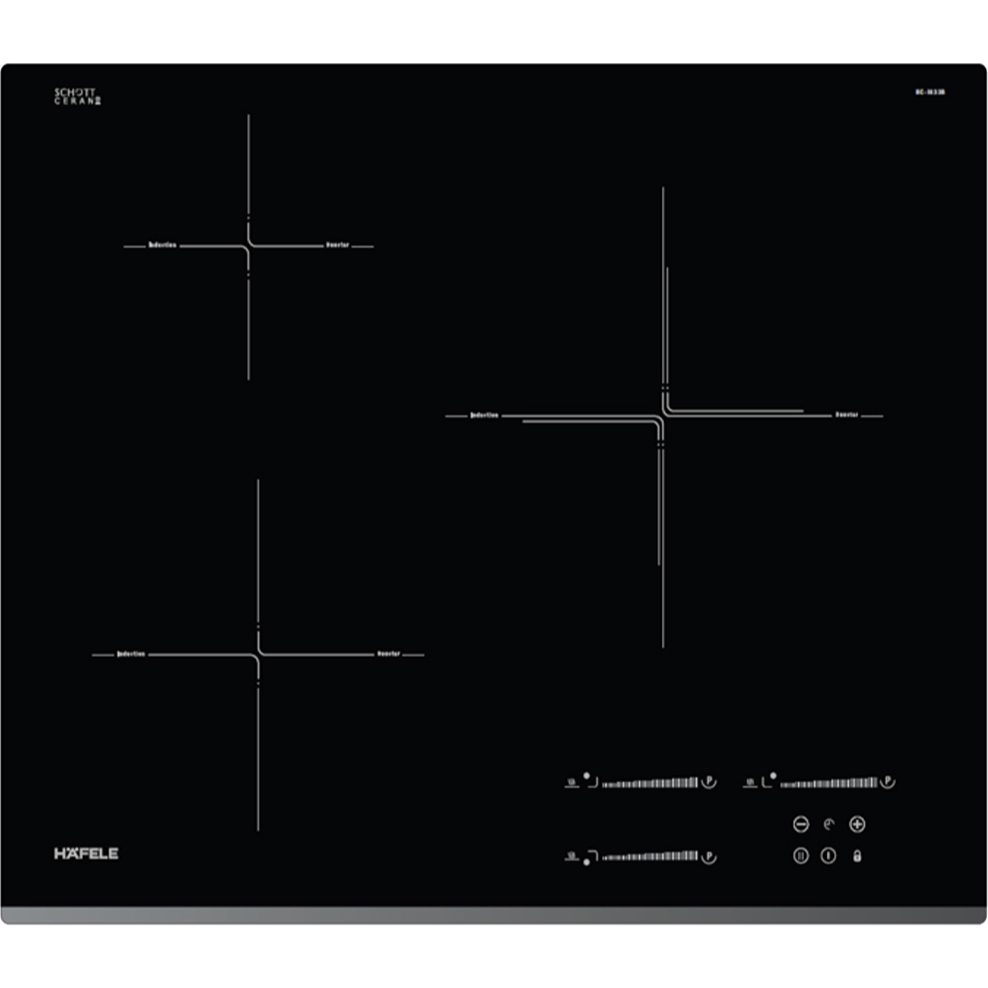 Bếp từ 3 vùng nấu Hafele HC-I6037B | Nhập khẩu nguyên chiếc Đức