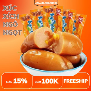  1 thùng xúc xích ngô 2kg .  60 cái   