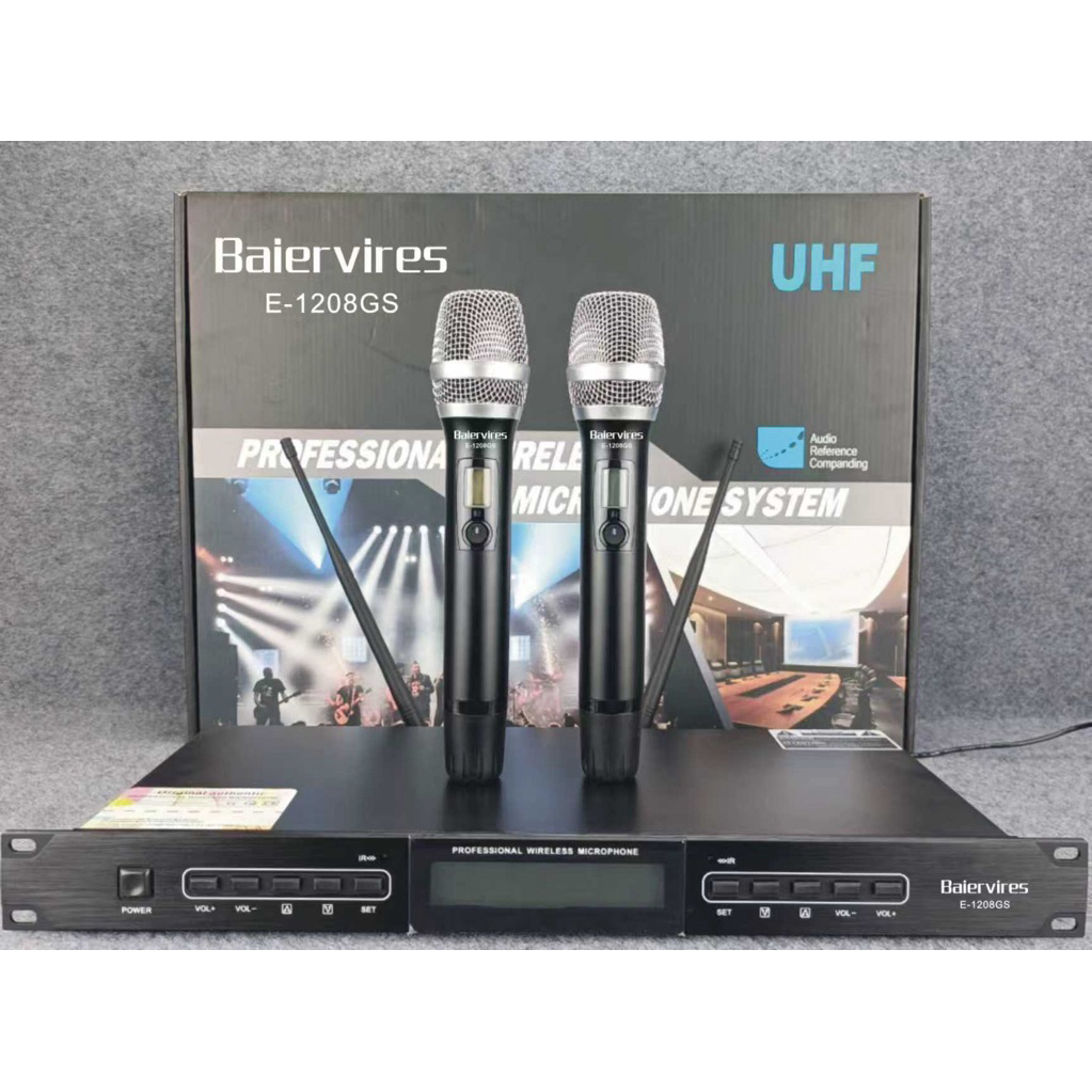 [Mã ELHACE giảm 4% đơn 300K] Mic BAIER  và mic Pioneer 600Extra( karaoke gia đình rất tốt)