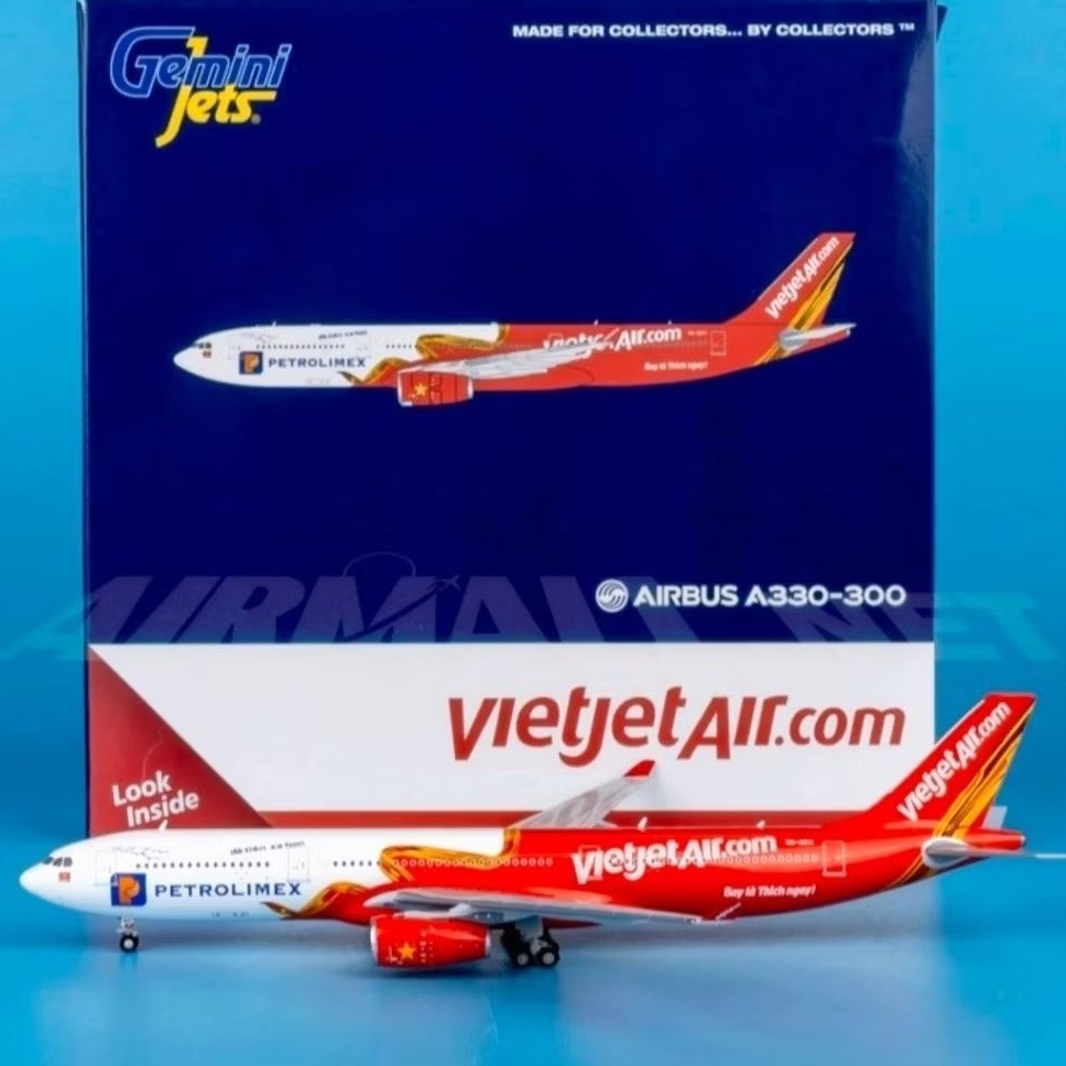 [MÔ HÌNH MÁY BAY SCALE 1:400] Mô hình máy bay Airbus A330-300 Vietjet Air VNA811