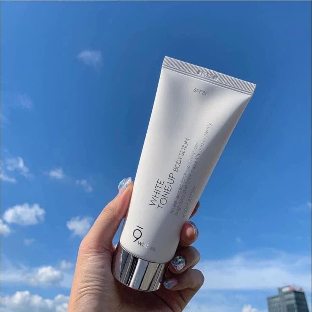 KEM BODY 9WISHES WHITE TONE UP 200 ML