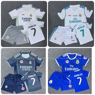  Bộ Quần Áo Bóng Đá Trẻ Em CLB Real Madrid 2025 2026 - Vải Mè Thái Cao Cấp Chất Mát 