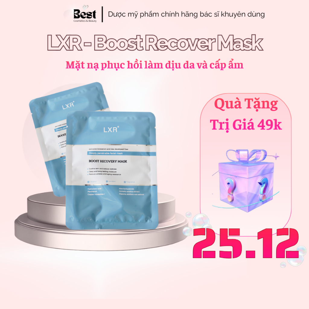 Mặt nạ Làm Dịu Da Cấp Ẩm Phục Hồi Da LXR Boost Recovery Mask