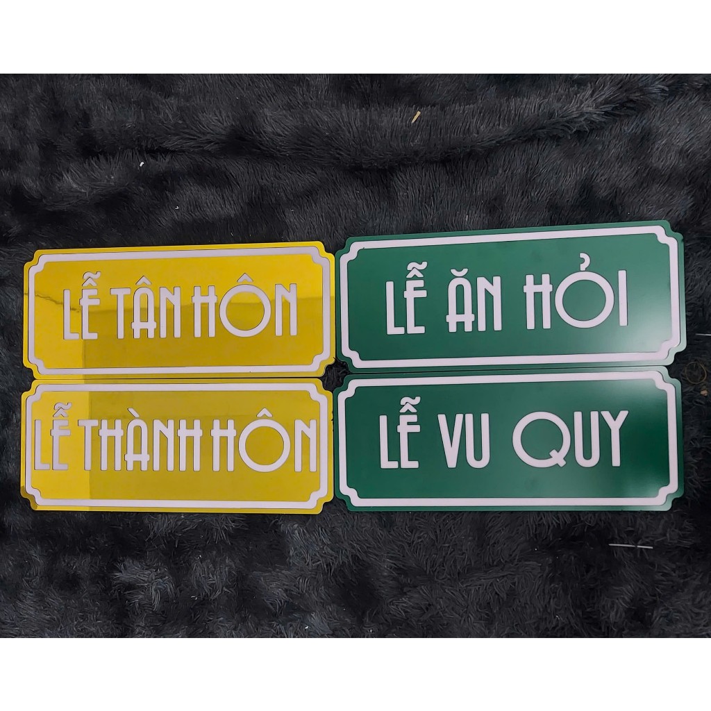 Bảng Trang Trí Cổng Cưới chất liệu Fomex, Alu  Lễ Tân Hôn, Vu Quy, Thành Hôn, Đính Hôn, Ăn Hỏi, Dạm 