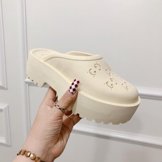 Dép Sục Nữ,Dép Sục Độn Đế Tăng Chiều Cao,Đế Đúc Cao Su 5cm Hot Trend-N19